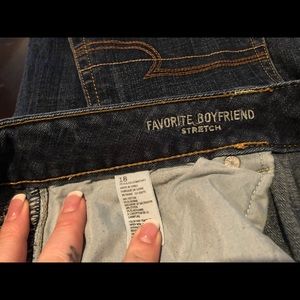 2 pairs; size 18 Favorite boyfriend jeans!